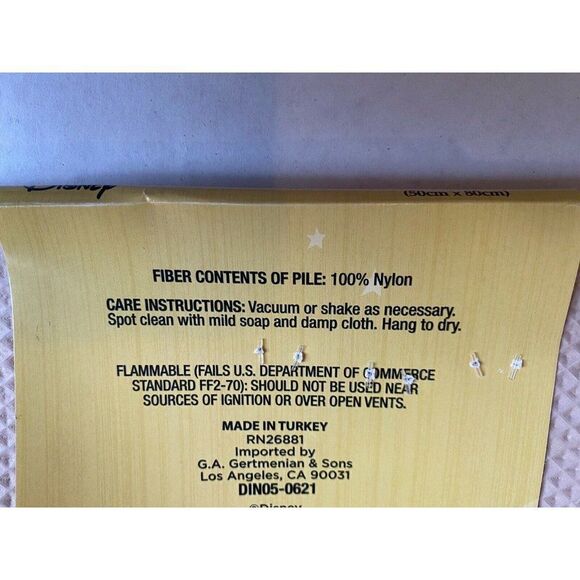 Disney Mickey & Minnie Mouse Fall Accent Rug 20" x - Picture 6 of 7